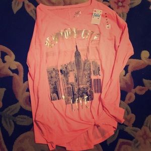 Neon pink New York City love